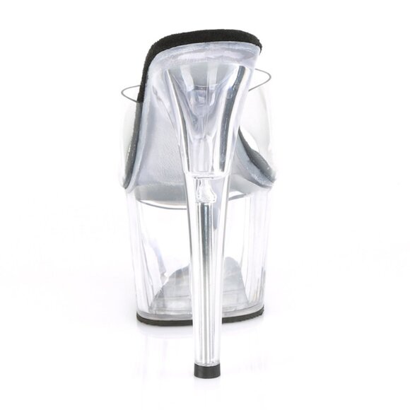 Clear Platform Heels for Women | High Heel Mules & Transparent Sandals - Picture 3 of 5